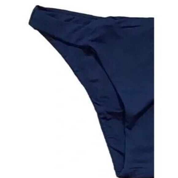 NWT Andie Swim The Cheeky Bottom High Leg Cut Wear High or Low XXL Navy Blue - Picture 10 of 15